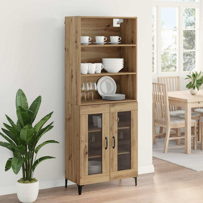 Highboard Artisan-Eiche 69,5 x 34 x 180 cm Holzwerkstoff