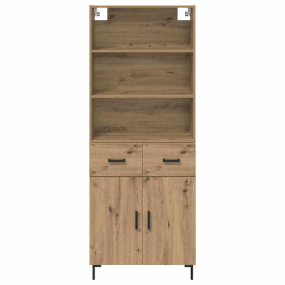 Highboard Artisan-Eiche 69,5 x 34 x 180 cm Holzwerkstoff