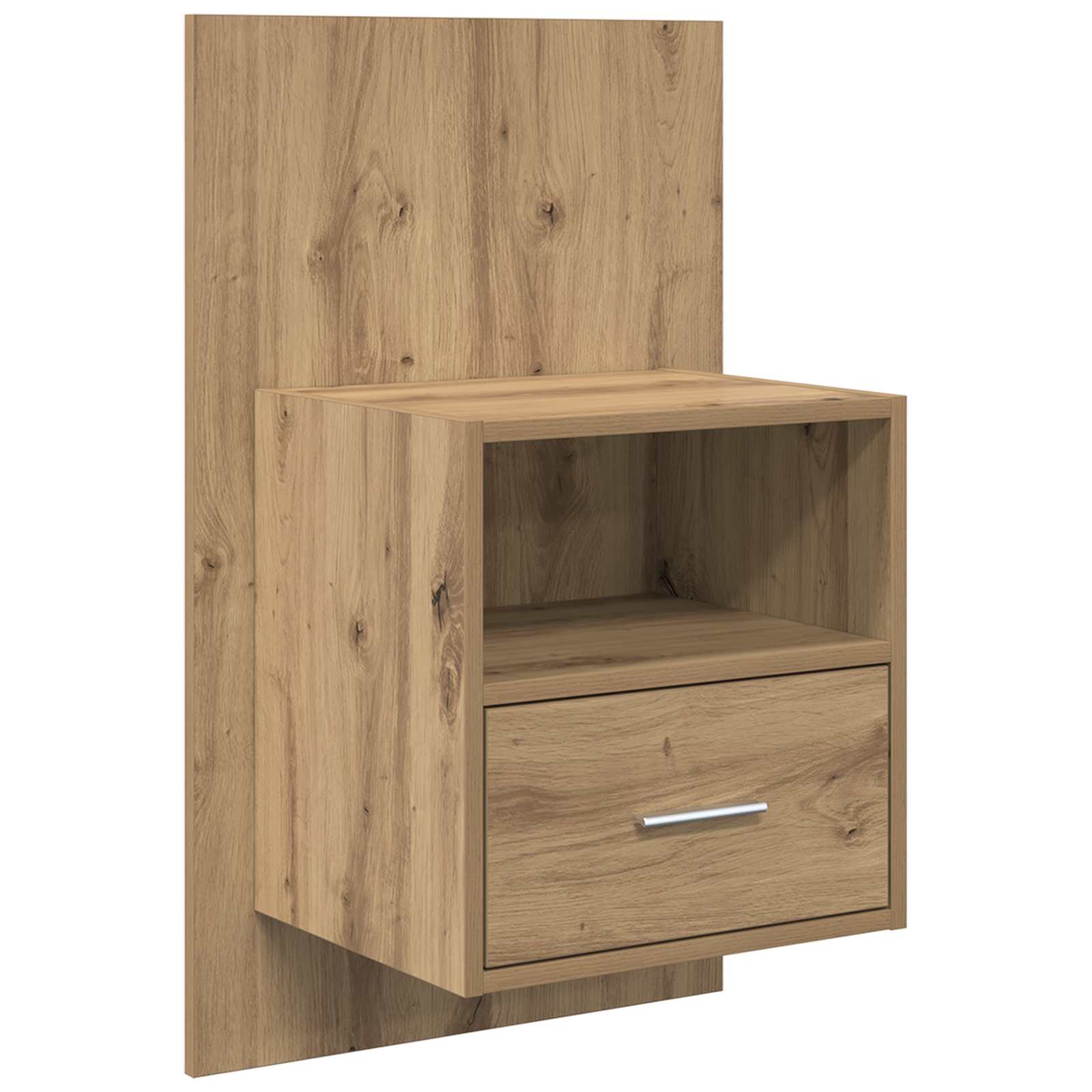 Kopfteil mit Schrank 3 stk. Artisan-Eiche Holzwerkstoff