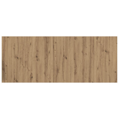 Kopfteil mit Schrank 3 stk. Artisan-Eiche Holzwerkstoff