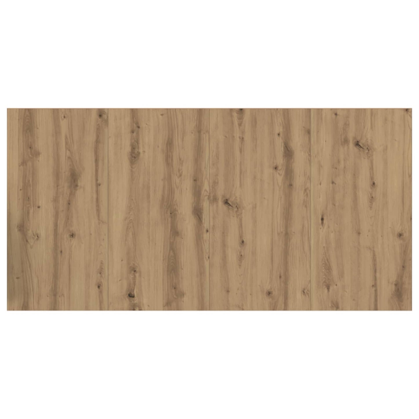 Kopfteil mit Schrank 3 stk. Artisan-Eiche Holzwerkstoff