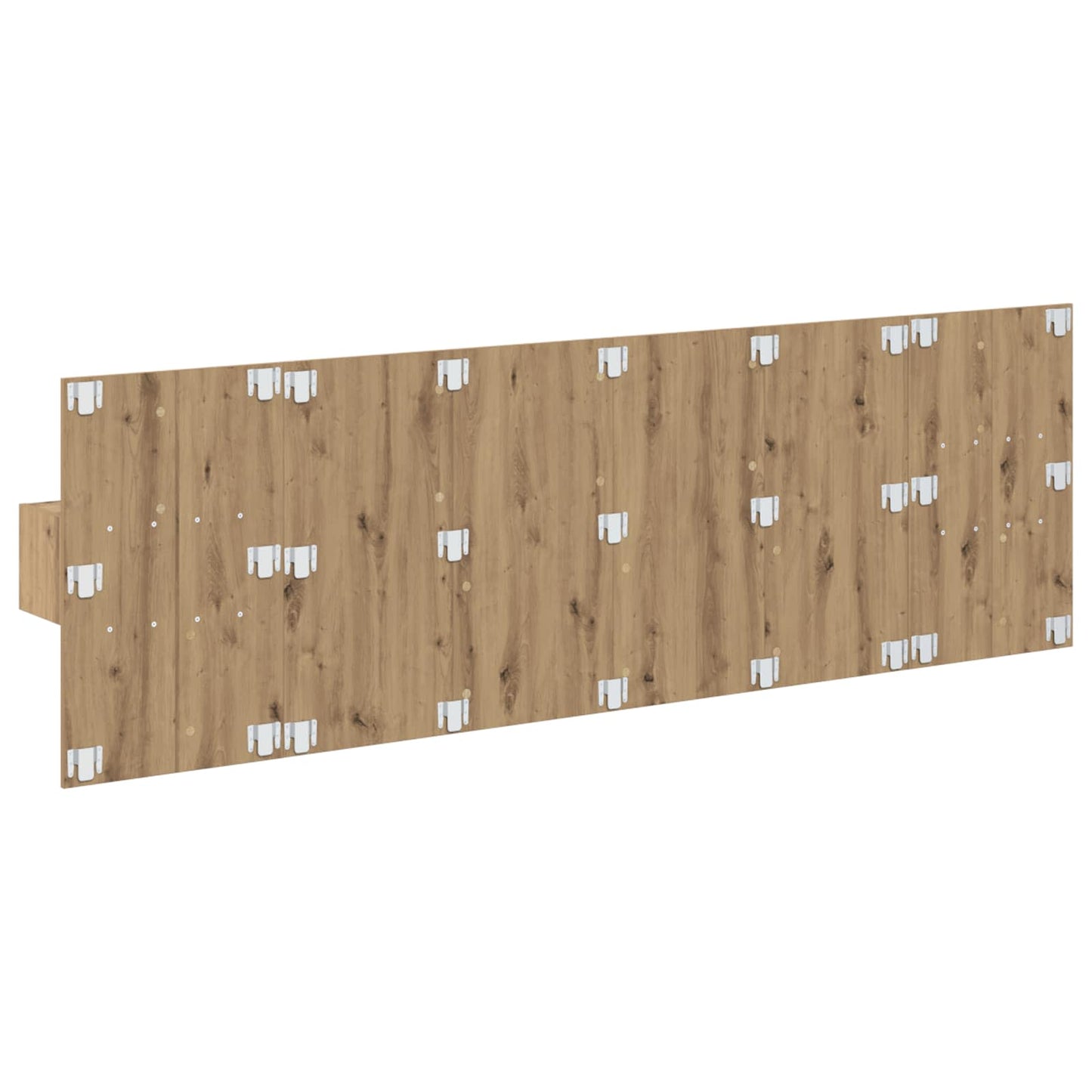 Kopfteil mit Schrank 3 stk. Artisan-Eiche Holzwerkstoff