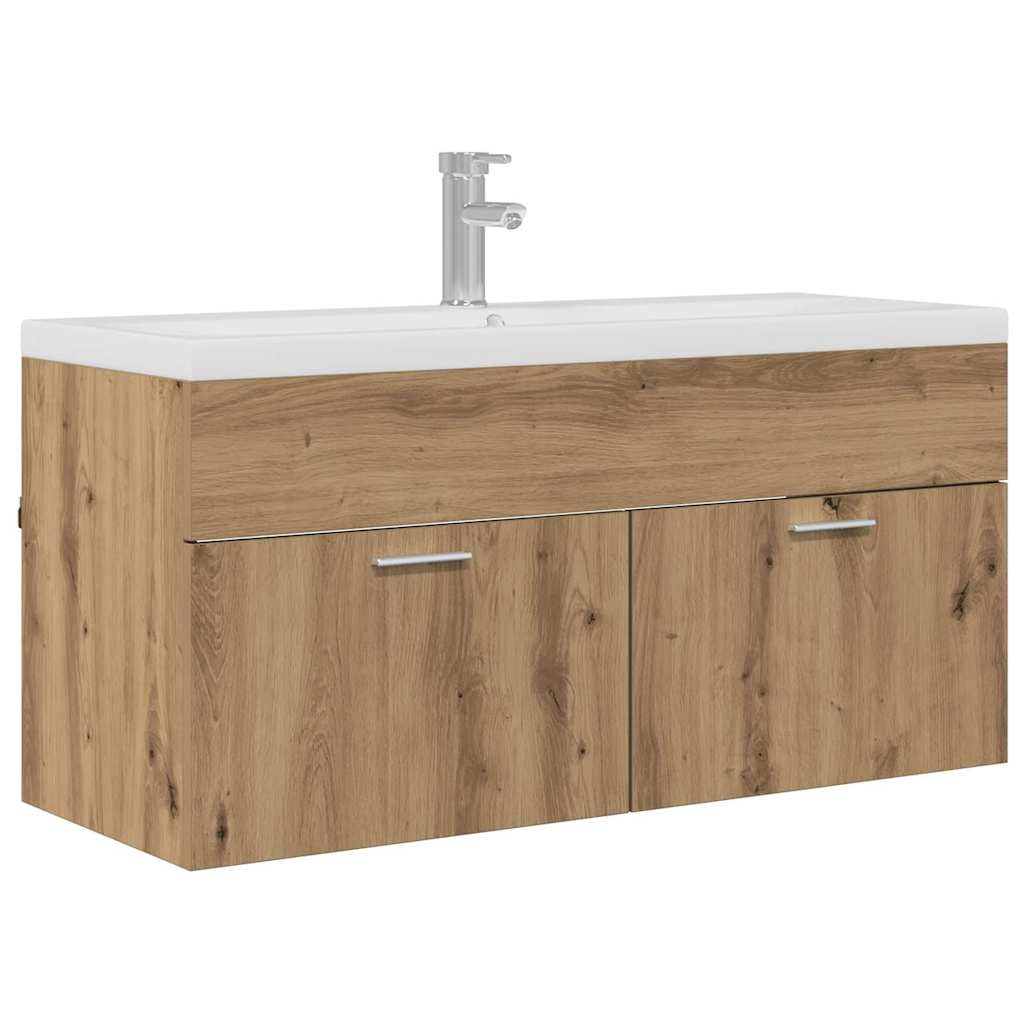 Badezimmerschrank Artisan-Eiche 100 x 38,5 x 46 cm