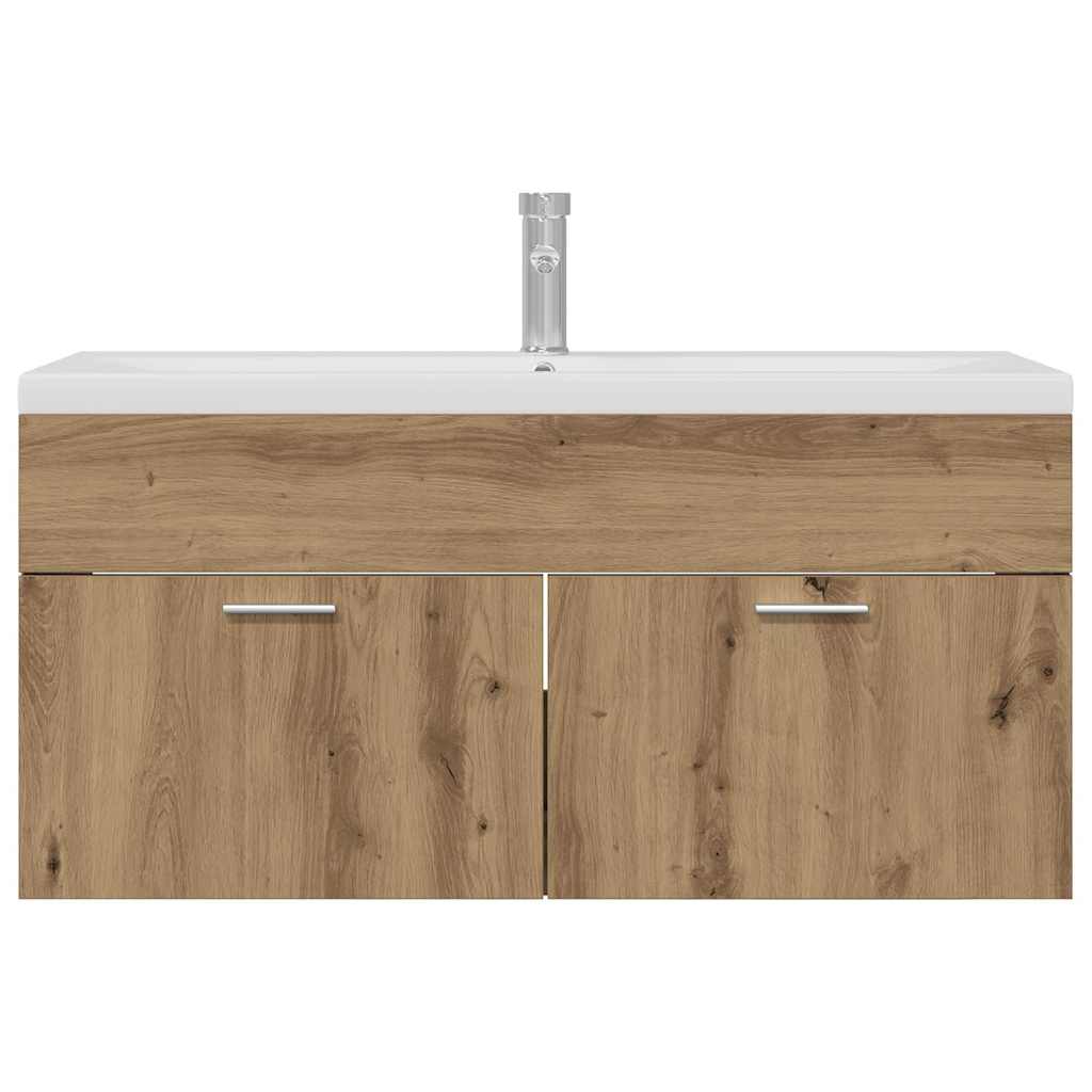 Badezimmerschrank Artisan-Eiche 100 x 38,5 x 46 cm