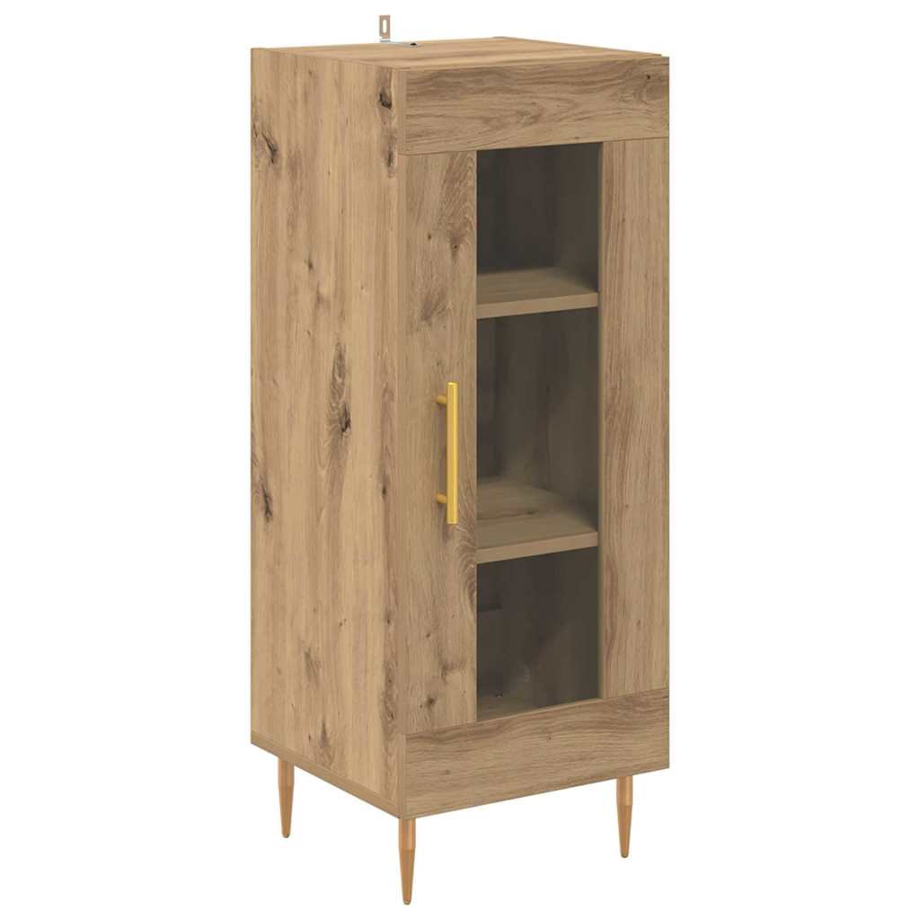 Highboard 2 stk. Artisan-Eiche 34,5 x 34 x 180 cm Holzwerkstoff