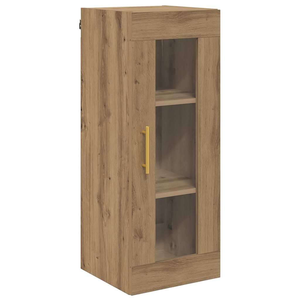 Highboard 2 stk. Artisan-Eiche 34,5 x 34 x 180 cm Holzwerkstoff