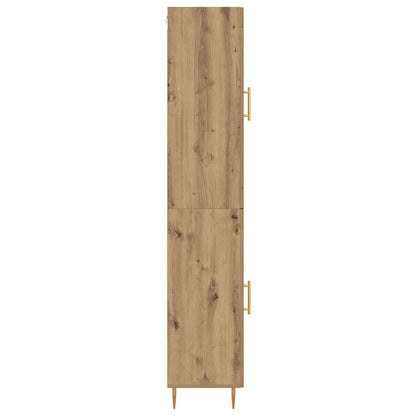 Highboard 2 stk. Artisan-Eiche 34,5 x 34 x 180 cm Holzwerkstoff