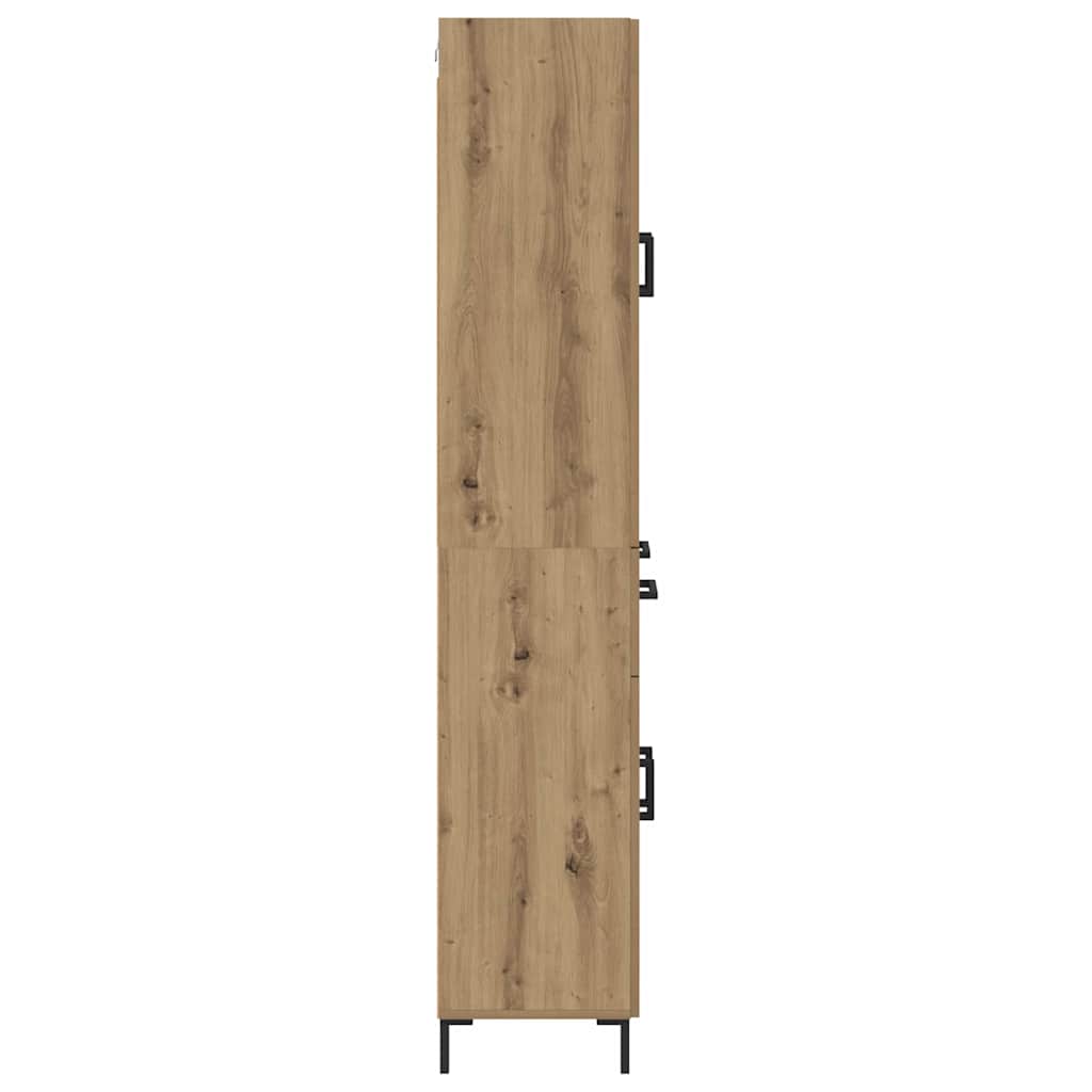Highboard 2 stk. Artisan-Eiche 69,5 x 34 x 180 cm Holzwerkstoff