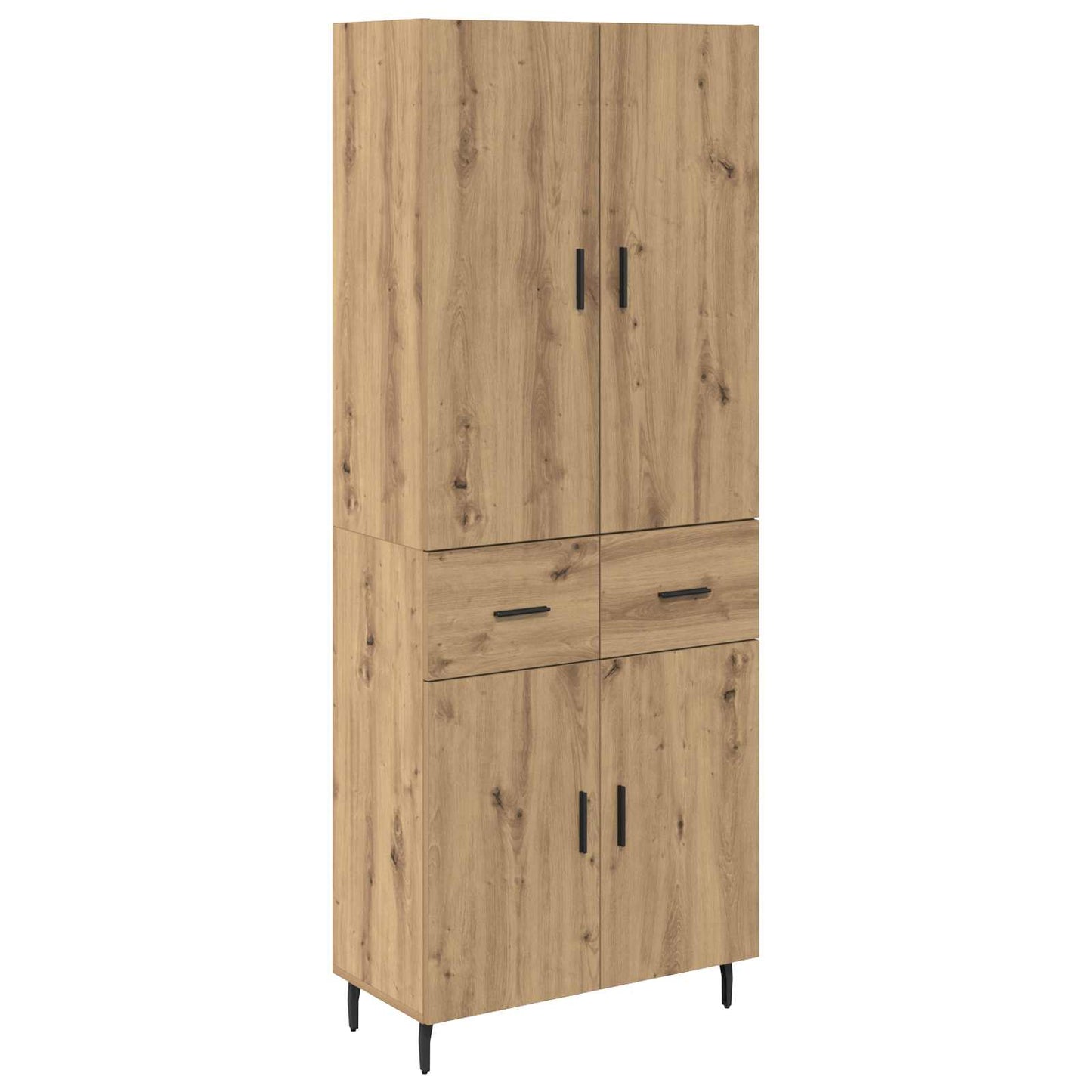 Highboard 2 pcs Artisan-Eiche 69,5 x 34 x 180 cm Holzwerkstoff