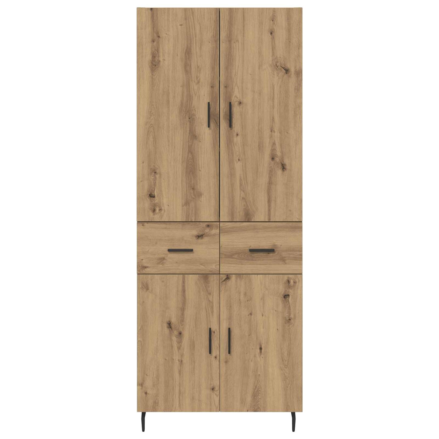Highboard 2 pcs Artisan-Eiche 69,5 x 34 x 180 cm Holzwerkstoff