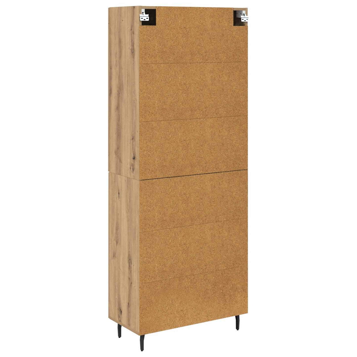 Highboard 2 stk. Artisan-Eiche 69,5 x 34 x 180 cm Holzwerkstoff