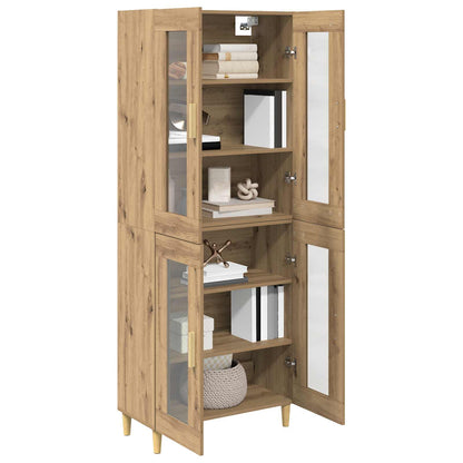 Highboard Artisan-Eiche 69,5 x 34 x 180 cm Holzwerkstoff