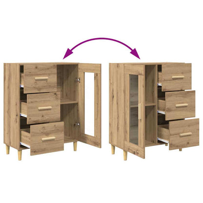 Highboard Artisan-Eiche 69,5 x 34 x 180 cm Holzwerkstoff