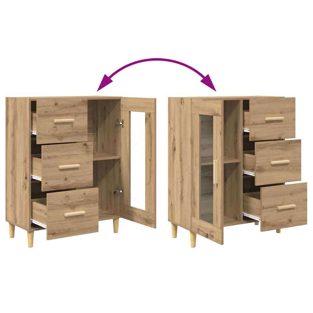 Highboard Artisan-Eiche 69,5 x 34 x 180 cm Holzwerkstoff