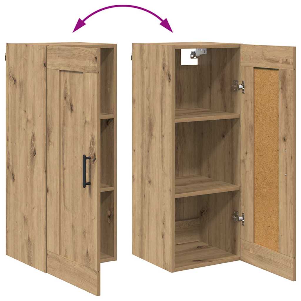 Highboard Artisan-Eiche 34,5 x 34 x 180 cm Holzwerkstoff