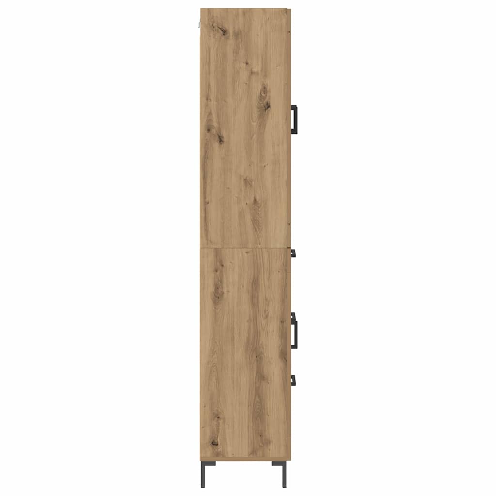 Highboard 2 pcs Artisan-Eiche 69,5 x 34 x 180 cm Holzwerkstoff