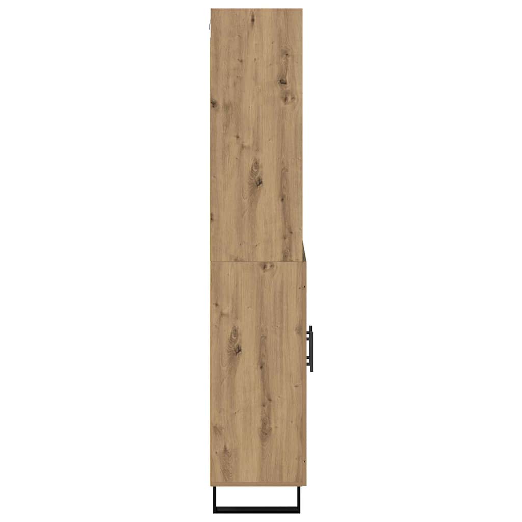 Highboard 2 stk. Artisan-Eiche 69,5 x 34 x 180 cm