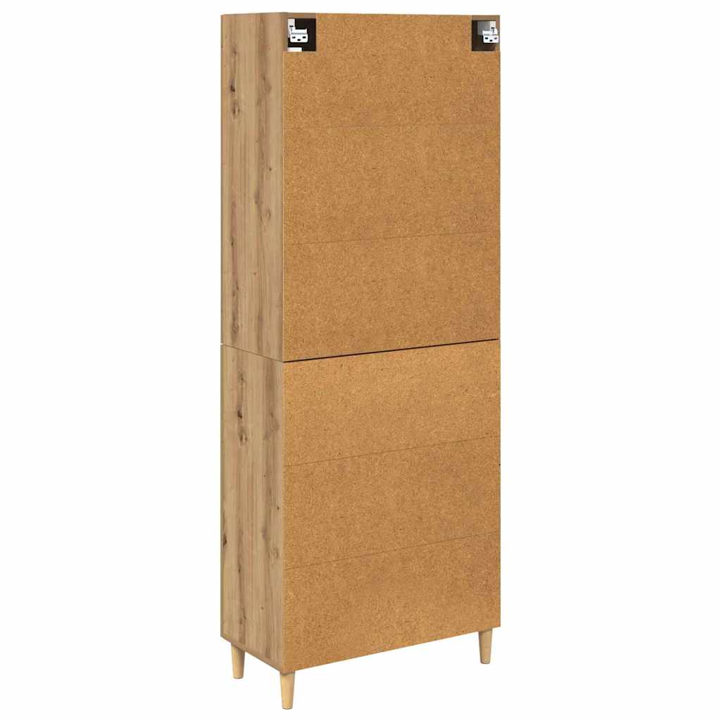 Highboard Artisan-Eiche 34,5 x 34 x 180 cm Holzwerkstoff