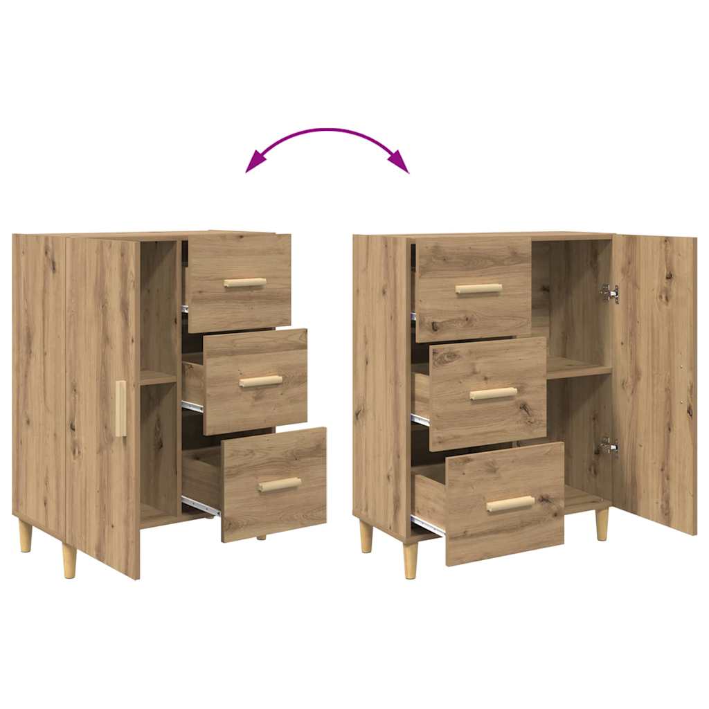 Highboard Artisan-Eiche 34,5 x 34 x 180 cm Holzwerkstoff