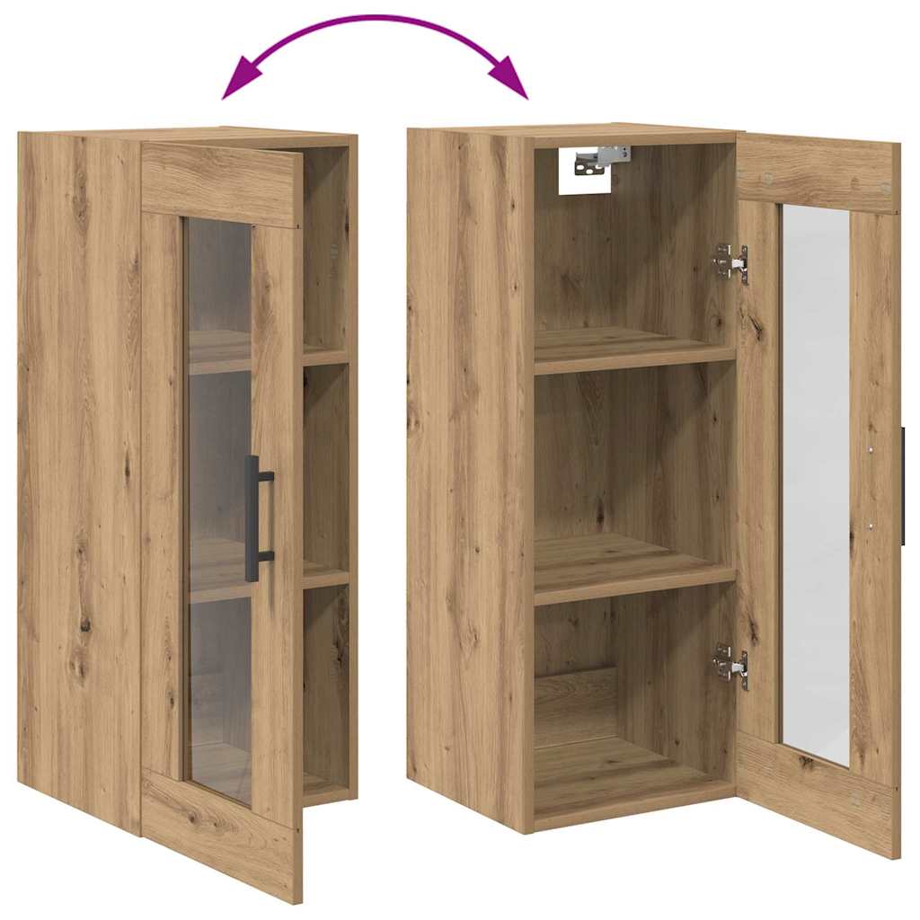 Highboard Artisan-Eiche 34,5 x 34 x 180 cm Holzwerkstoff