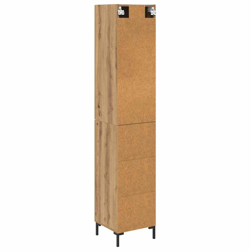 Highboard Artisan-Eiche 34,5 x 34 x 180 cm Holzwerkstoff