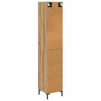 Highboard Artisan-Eiche 34,5 x 34 x 180 cm Holzwerkstoff