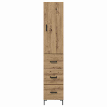Highboard Artisan-Eiche 34,5 x 34 x 180 cm Holzwerkstoff