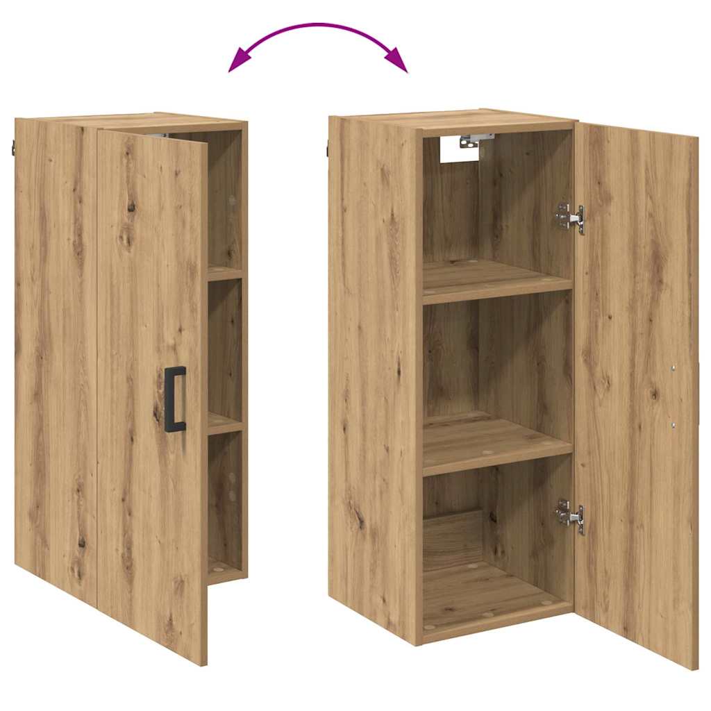 Highboard Artisan-Eiche 34,5 x 34 x 180 cm Holzwerkstoff