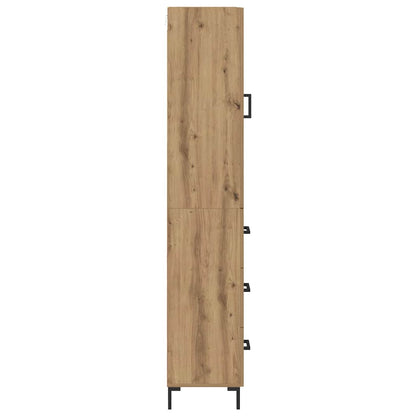 Highboard Artisan-Eiche 34,5 x 34 x 180 cm Holzwerkstoff