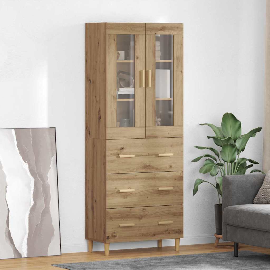 Highboard Artisan-Eiche 69,5 x 34 x 180 cm
