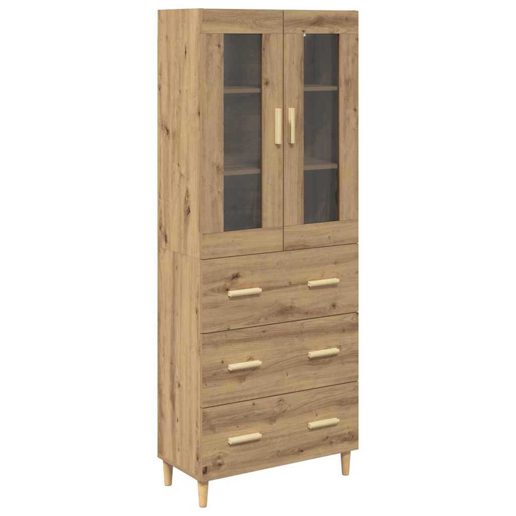 Highboard Artisan-Eiche 69,5 x 34 x 180 cm