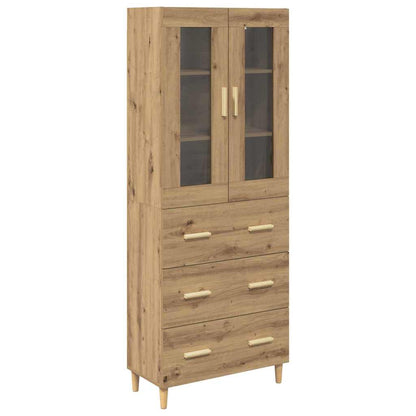 Highboard Artisan-Eiche 69,5 x 34 x 180 cm