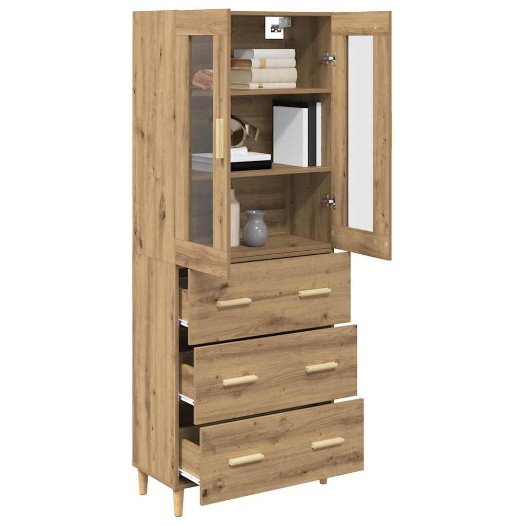 Highboard Artisan-Eiche 69,5 x 34 x 180 cm
