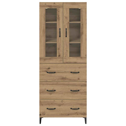 Highboard Artisan-Eiche 69,5 x 34 x 180 cm Holzwerkstoff