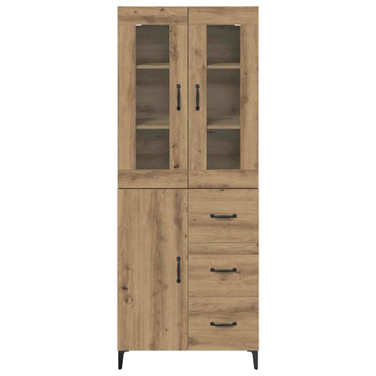 Highboard Artisan-Eiche 69,5 x 34 x 180 cm Holzwerkstoff