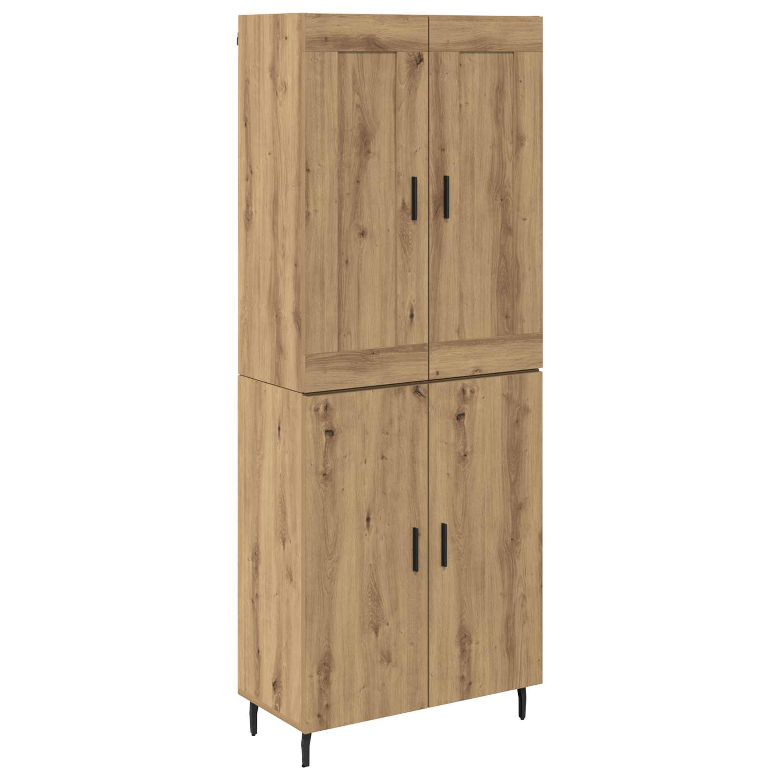 Highboard 2 pcs Artisan-Eiche 69,5 x 34 x 180 cm Holzwerkstoff