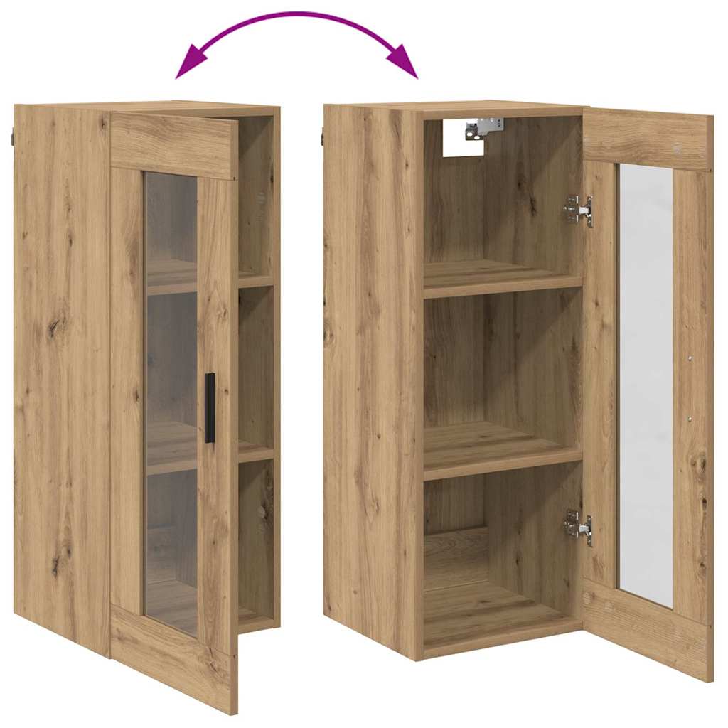 Highboard Artisan-Eiche 34,5 x 34 x 180 cm Holzwerkstoff