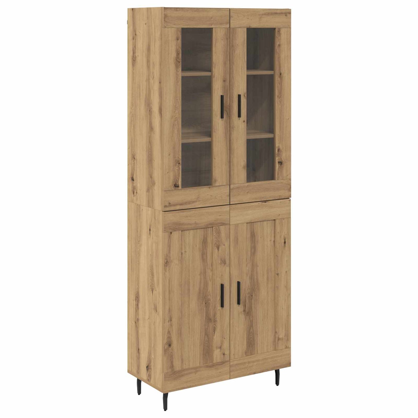Highboard 2 pcs Artisan-Eiche 69,5 x 34 x 180 cm Holzwerkstoff