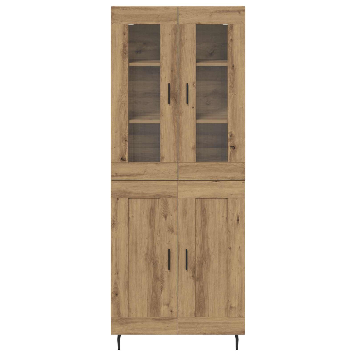 Highboard 2 pcs Artisan-Eiche 69,5 x 34 x 180 cm Holzwerkstoff