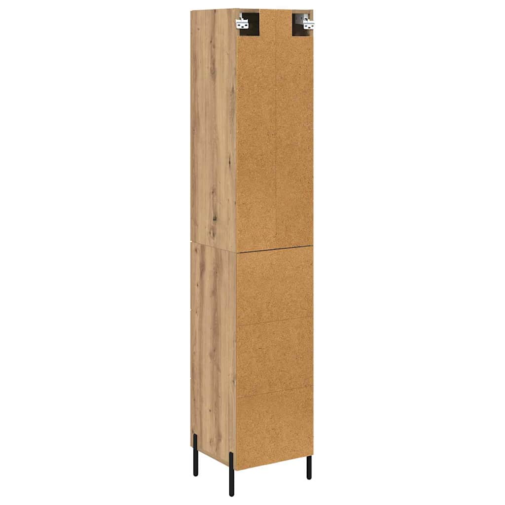 Highboard Artisan-Eiche 34,5 x 34 x 180 cm Holzwerkstoff