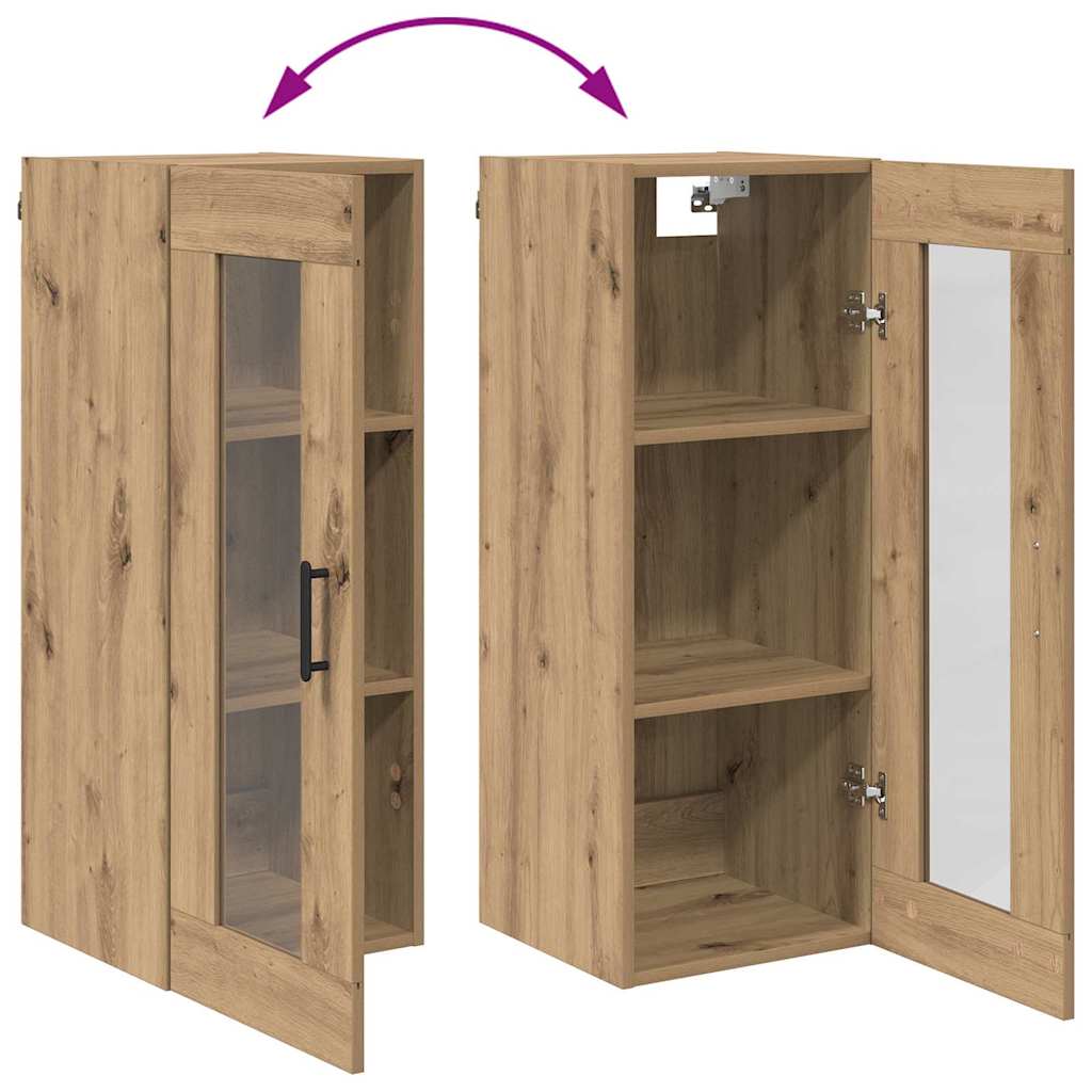 Highboard Artisan-Eiche 34,5 x 34 x 180 cm Holzwerkstoff