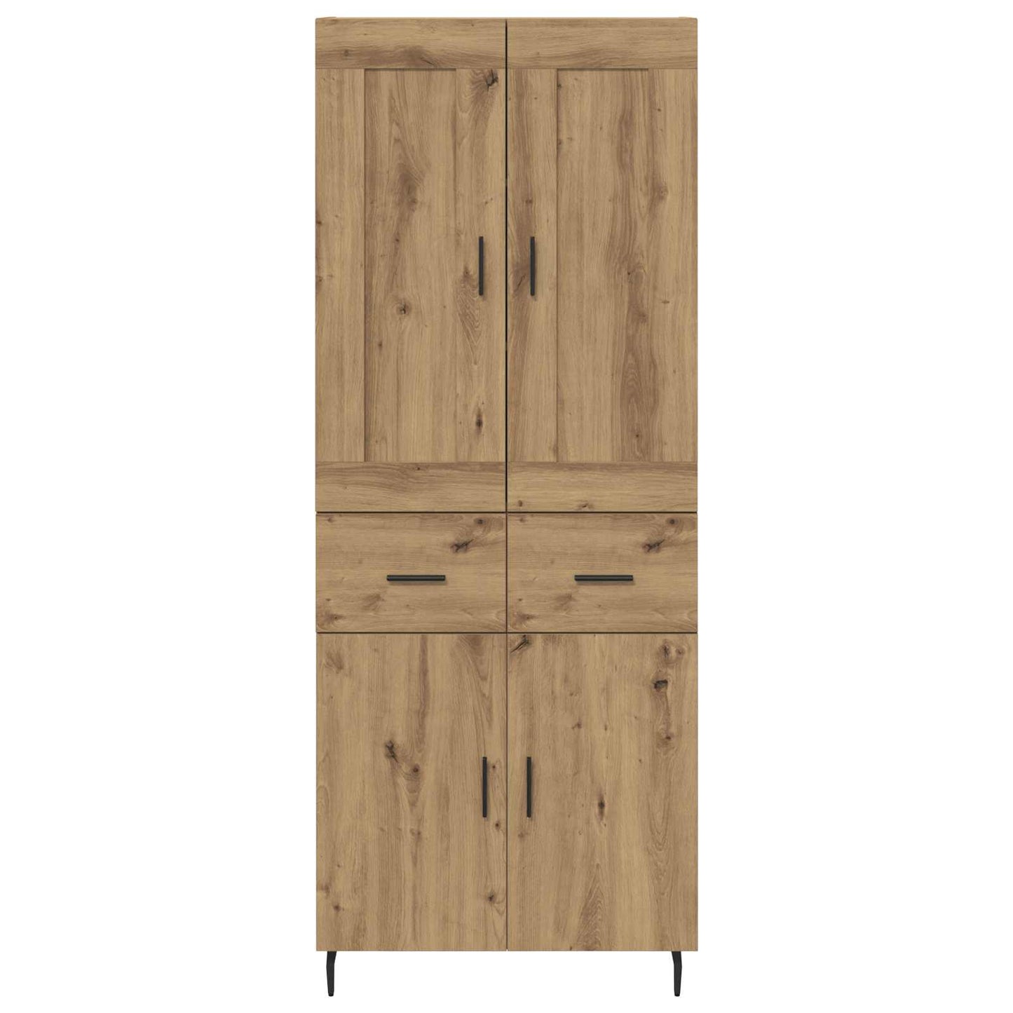 Highboard 2 pcs Artisan-Eiche 69,5 x 34 x 180 cm Holzwerkstoff