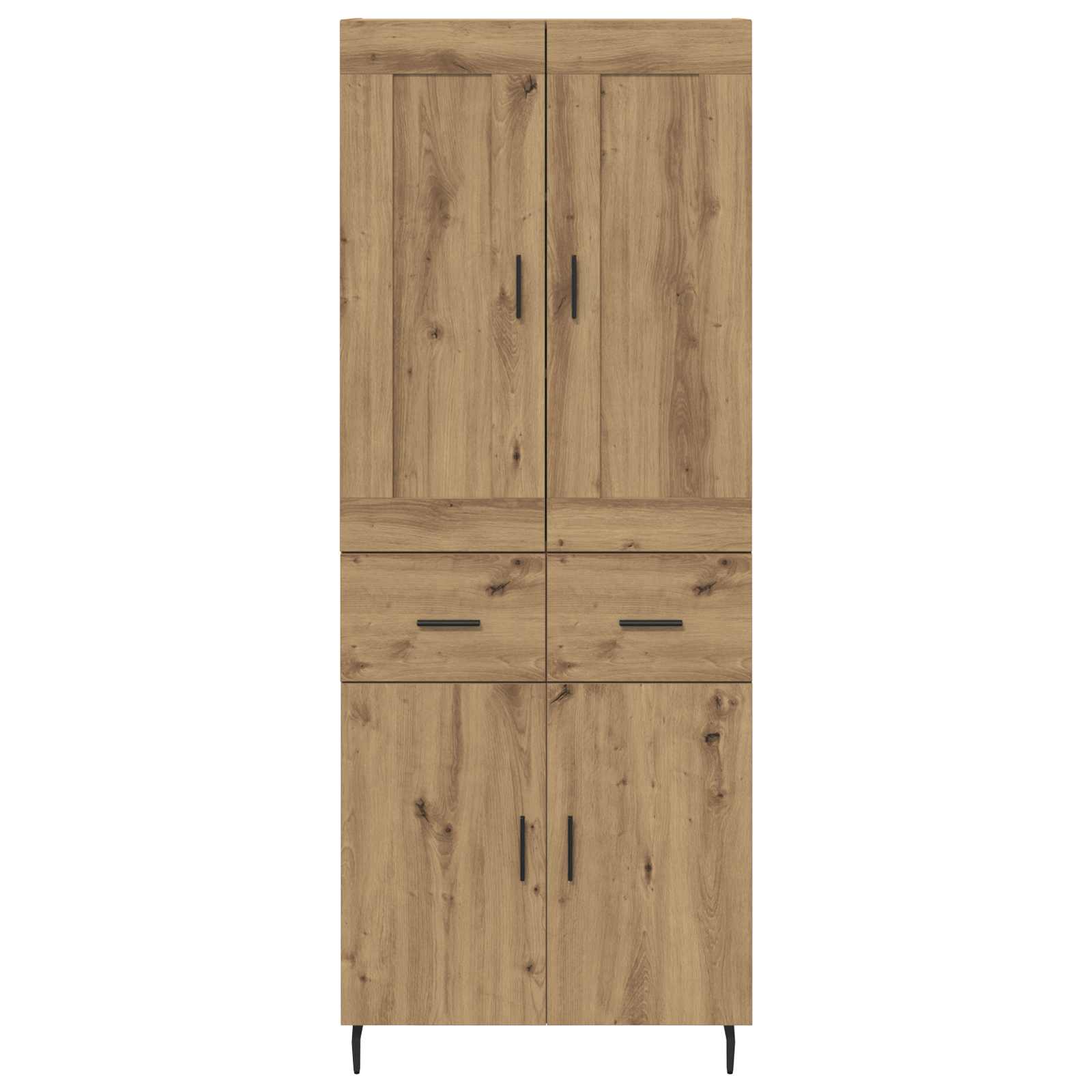 Highboard 2 pcs Artisan-Eiche 69,5 x 34 x 180 cm Holzwerkstoff