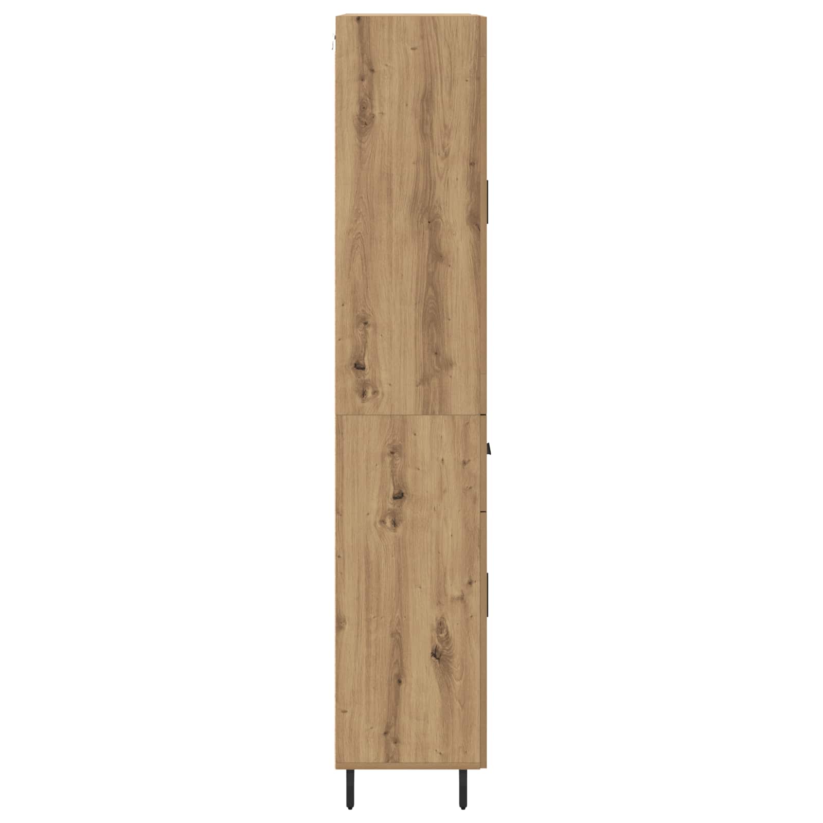 Highboard 2 stk. Artisan-Eiche 69,5 x 34 x 180 cm Holzwerkstoff