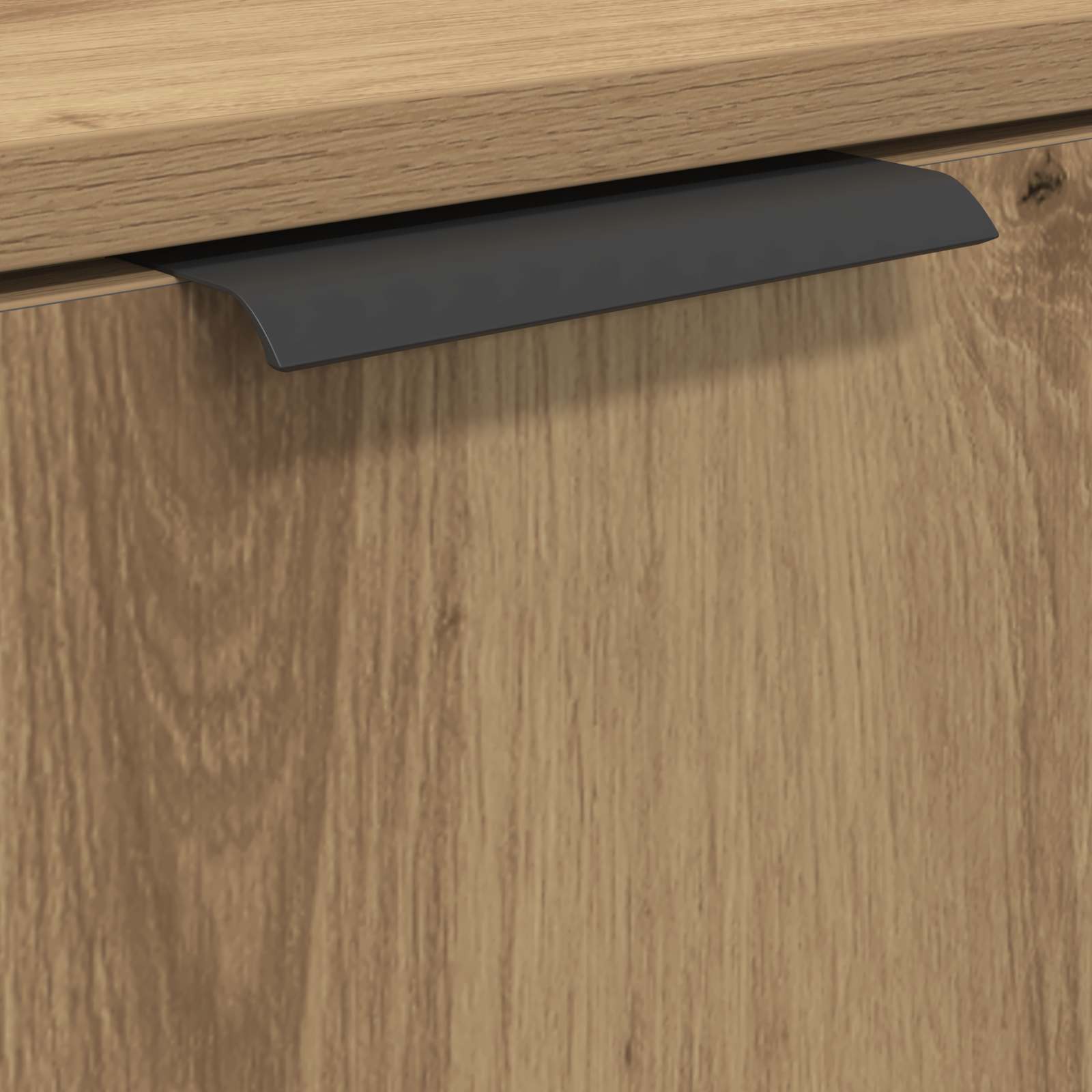 Badezimmermöbel-Set 4 Stk. Artisan-Eiche 64,5 x 33,5 x 59 cm