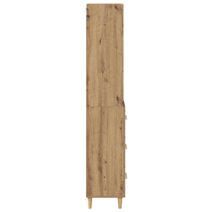 Highboard Artisan-Eiche 69,5 x 32,5 x 180 cm Holzwerkstoff