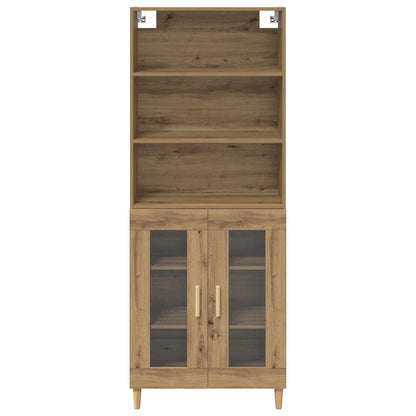 Highboard Artisan-Eiche 69,5 x 32,5 x 180 cm Holzwerkstoff