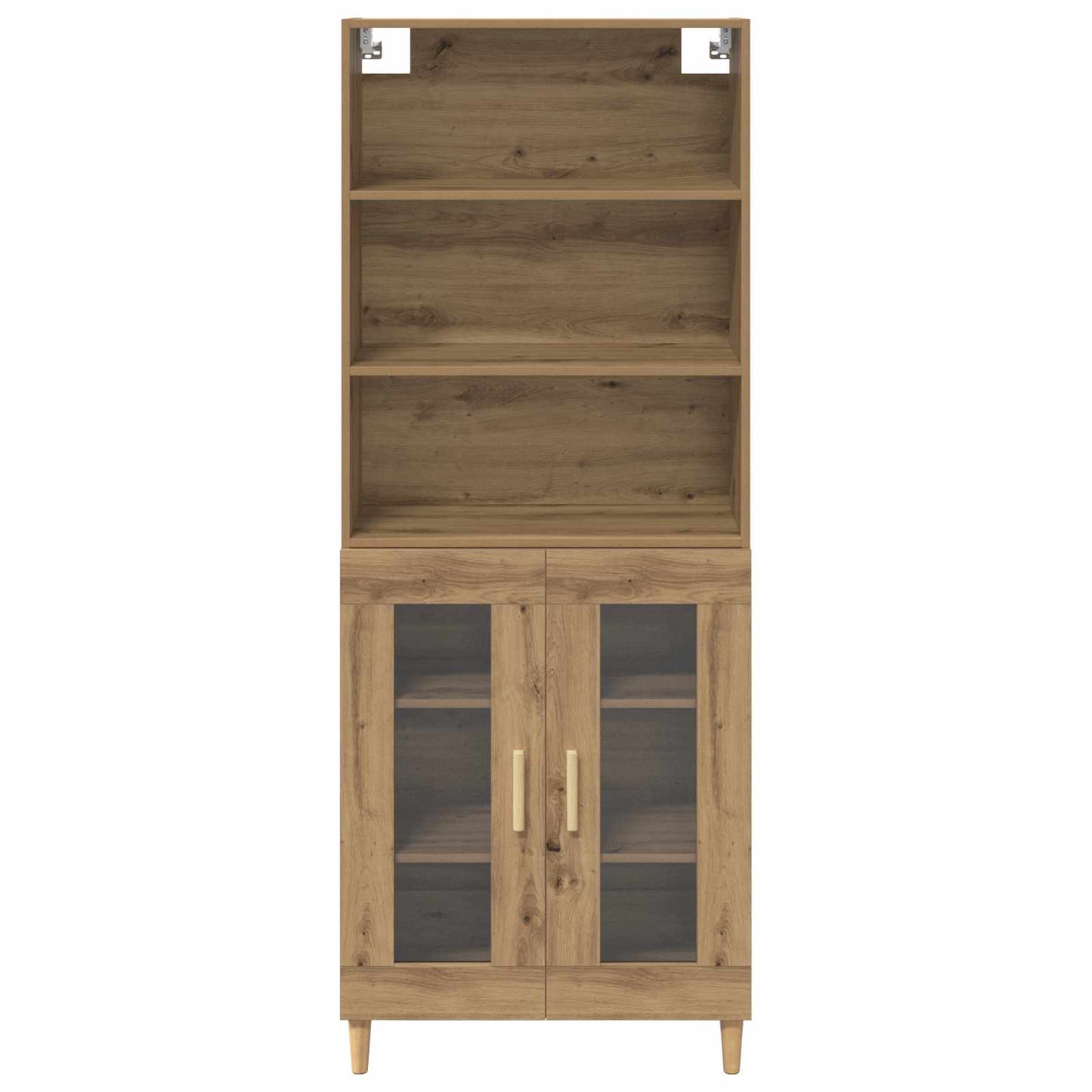 Highboard Artisan-Eiche 69,5 x 32,5 x 180 cm Holzwerkstoff