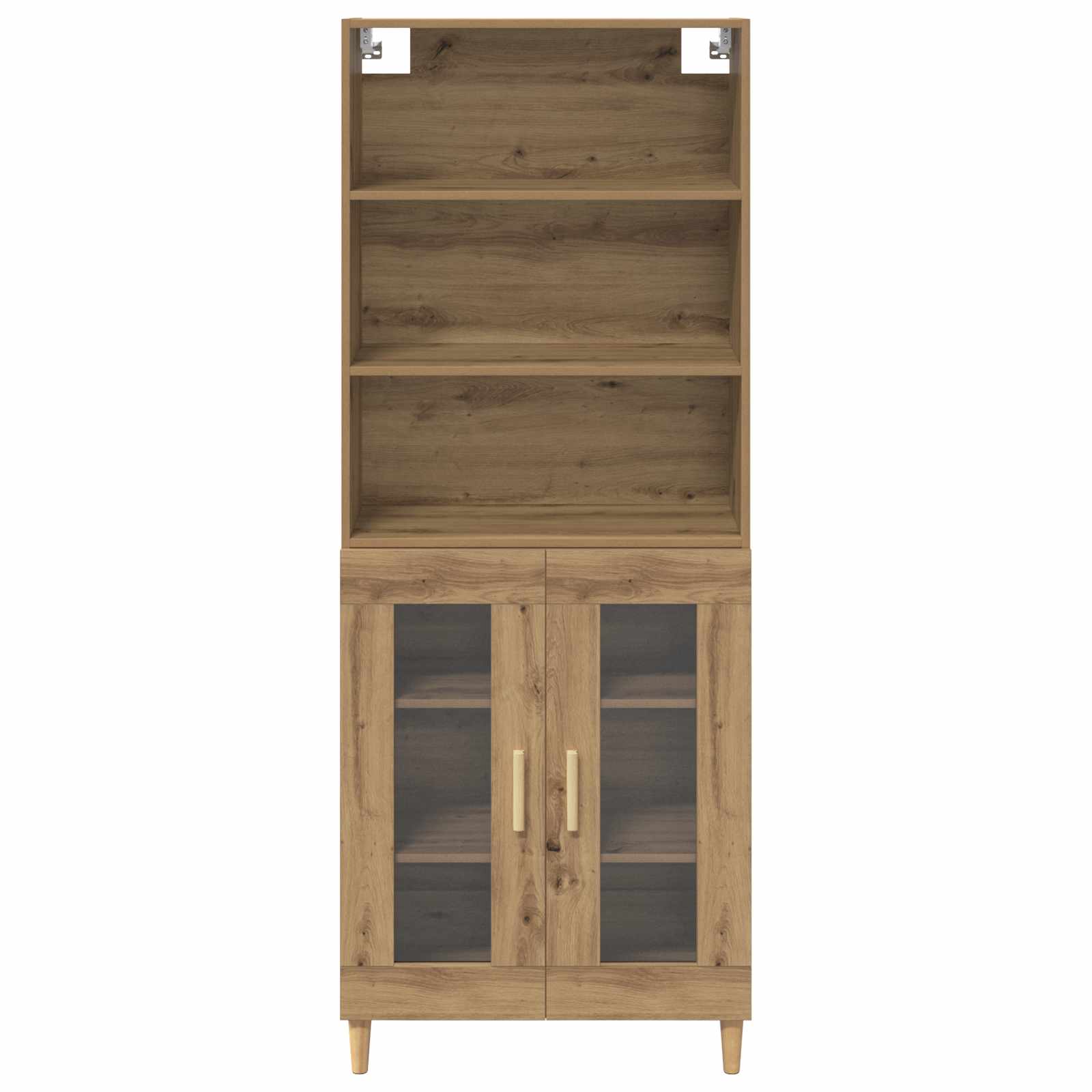 Highboard Artisan-Eiche 69,5 x 32,5 x 180 cm Holzwerkstoff