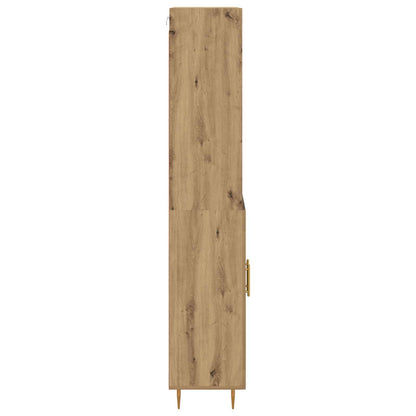 Highboard Artisan-Eiche 69,5 x 34 x 180 cm Holzwerkstoff